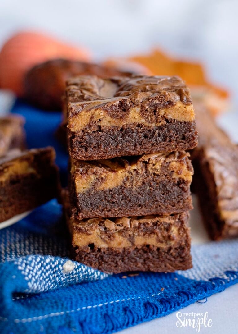 Pumpkin Swirl Brownies