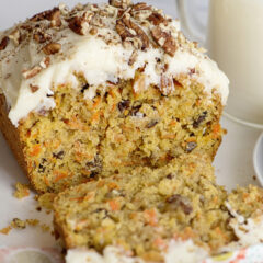 Frosted Carrot Cake Loaf