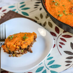 Sweet Potato Topped Shepherds Pie