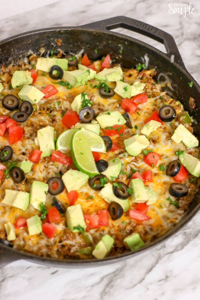 Taco Skillet Dinner (Low Carb) Recipes Simple