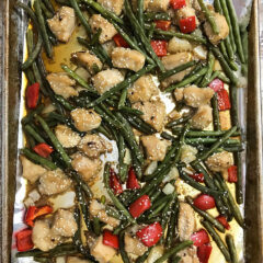 Chinese Sesame Chicken Sheet Pan