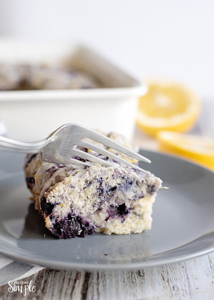 Blueberry Lemon Breakfast Cake Recipes Simple