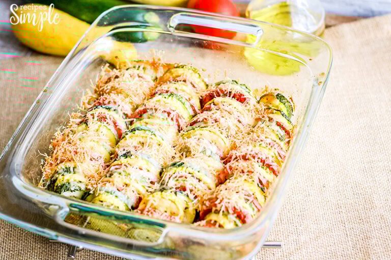 Squash, Zucchini and Tomato Casserole Recipes Simple