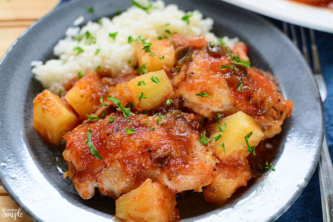 Slow Cooker Pineapple Salsa Chicken Recipes Simple