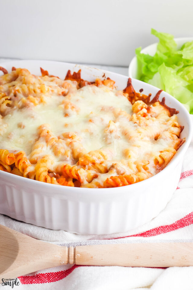 Pizza Pasta Bake With Pepperoni And Sausage Recipes Simple