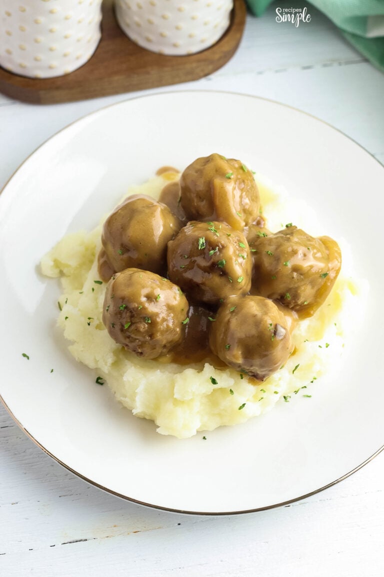 Slow Cooker Meatballs And Gravy Recipes Simple
