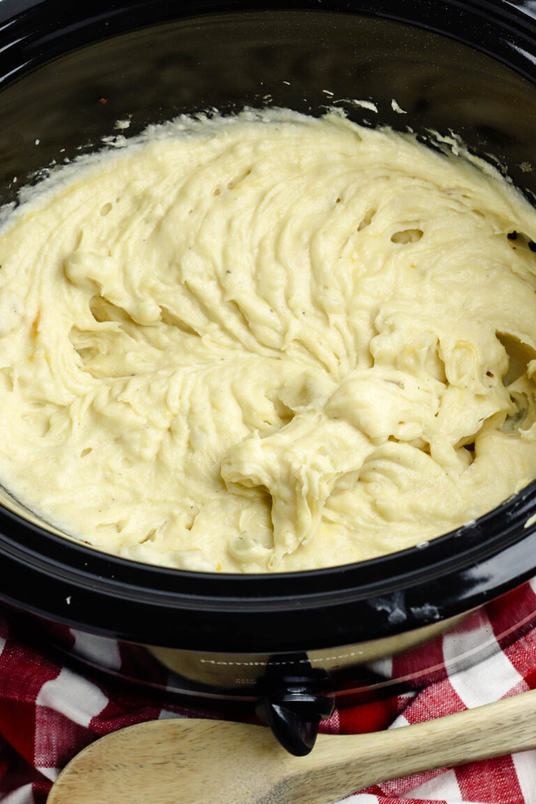 Slow Cooker Cheesy Garlic Mashed Potatoes Recipes Simple