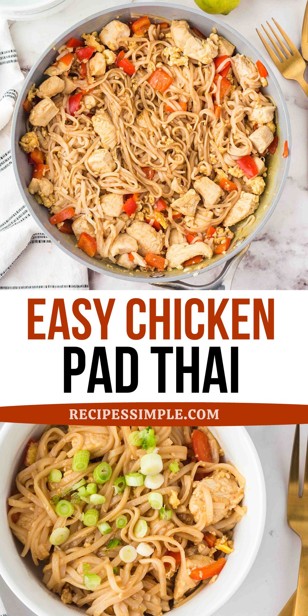 Chicken Pad Thai Recipe - Recipes Simple