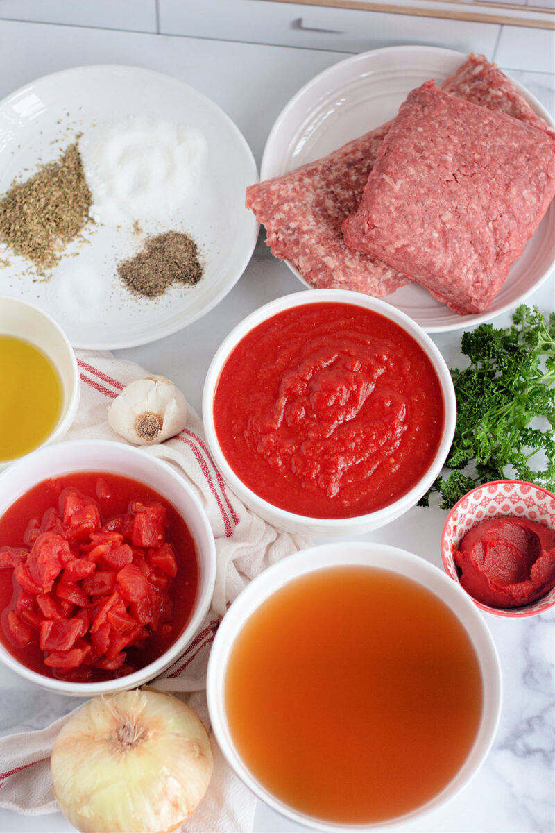 Homemade Spaghetti Meat Sauce Recipes Simple