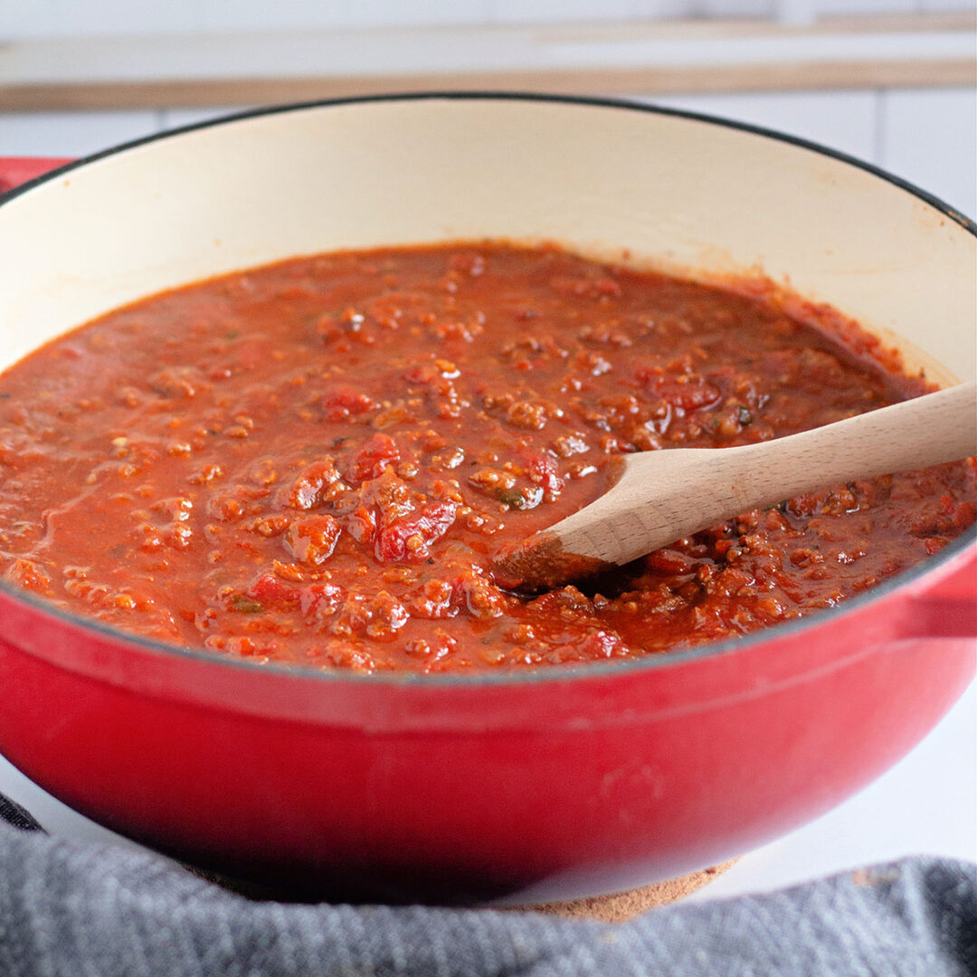 Homemade Spaghetti Meat Sauce Recipes Simple