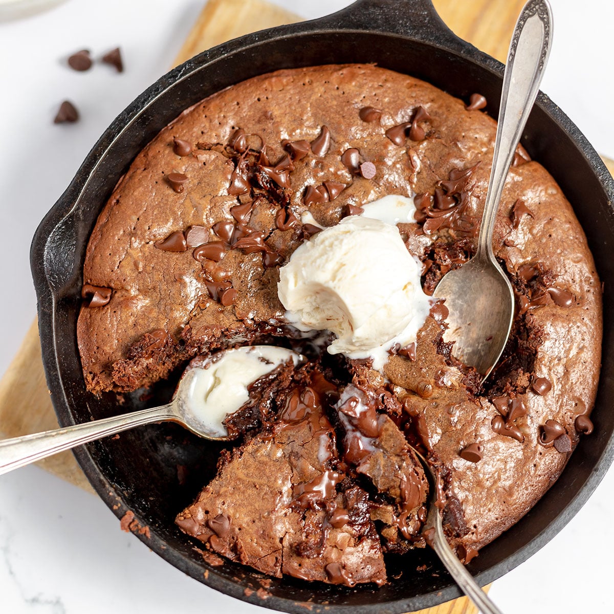 Skillet Brownie Recipe