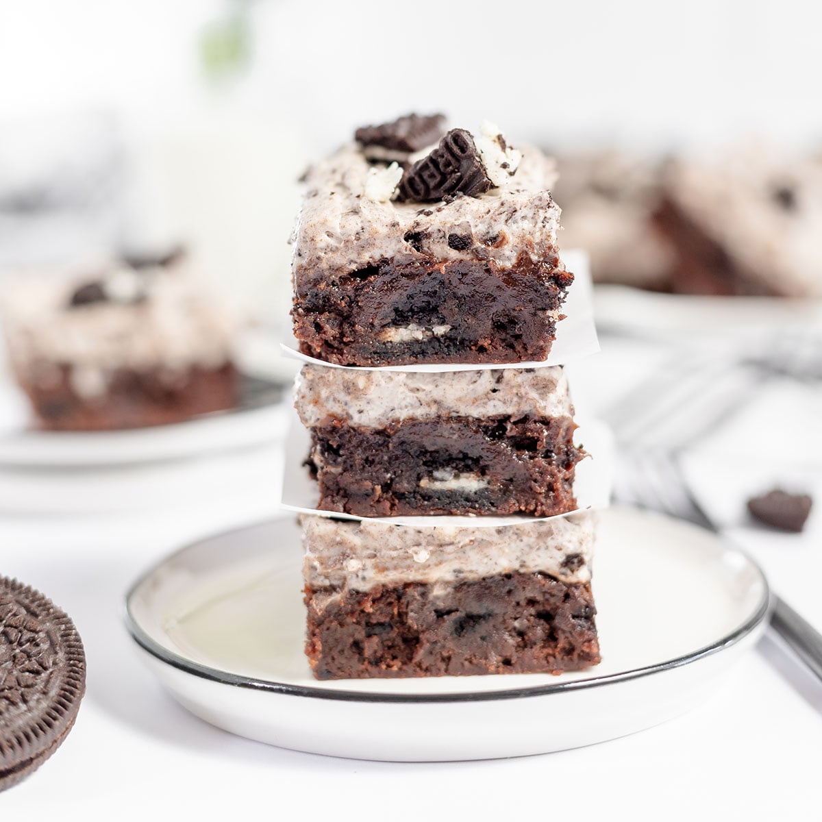 Cookies and Cream Brownies