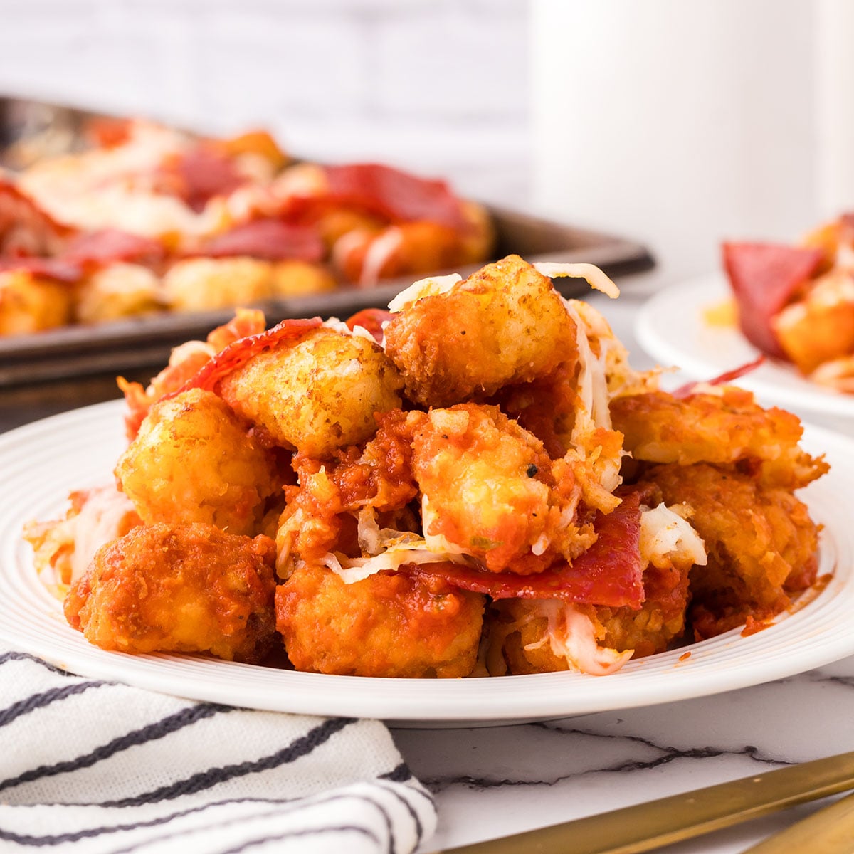 Pepperoni Pizza Totchos