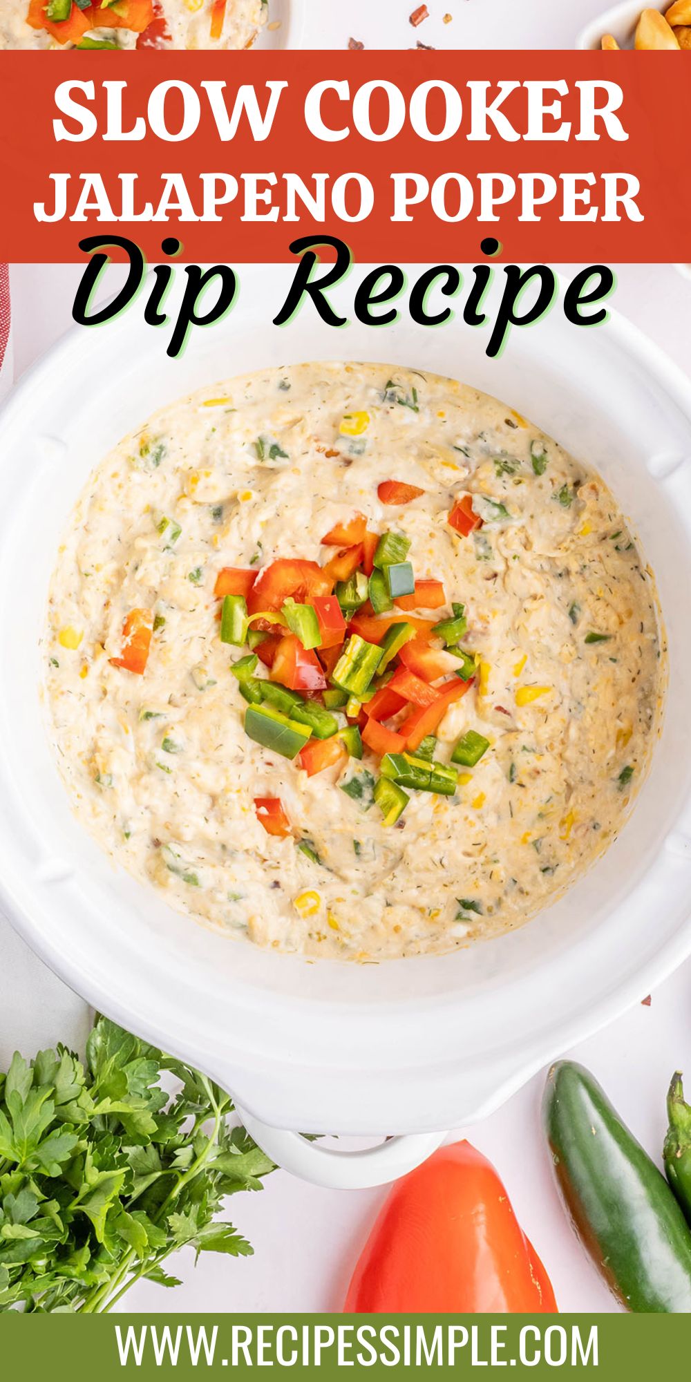 Slow Cooker Jalapeno Popper Dip - Recipes Simple