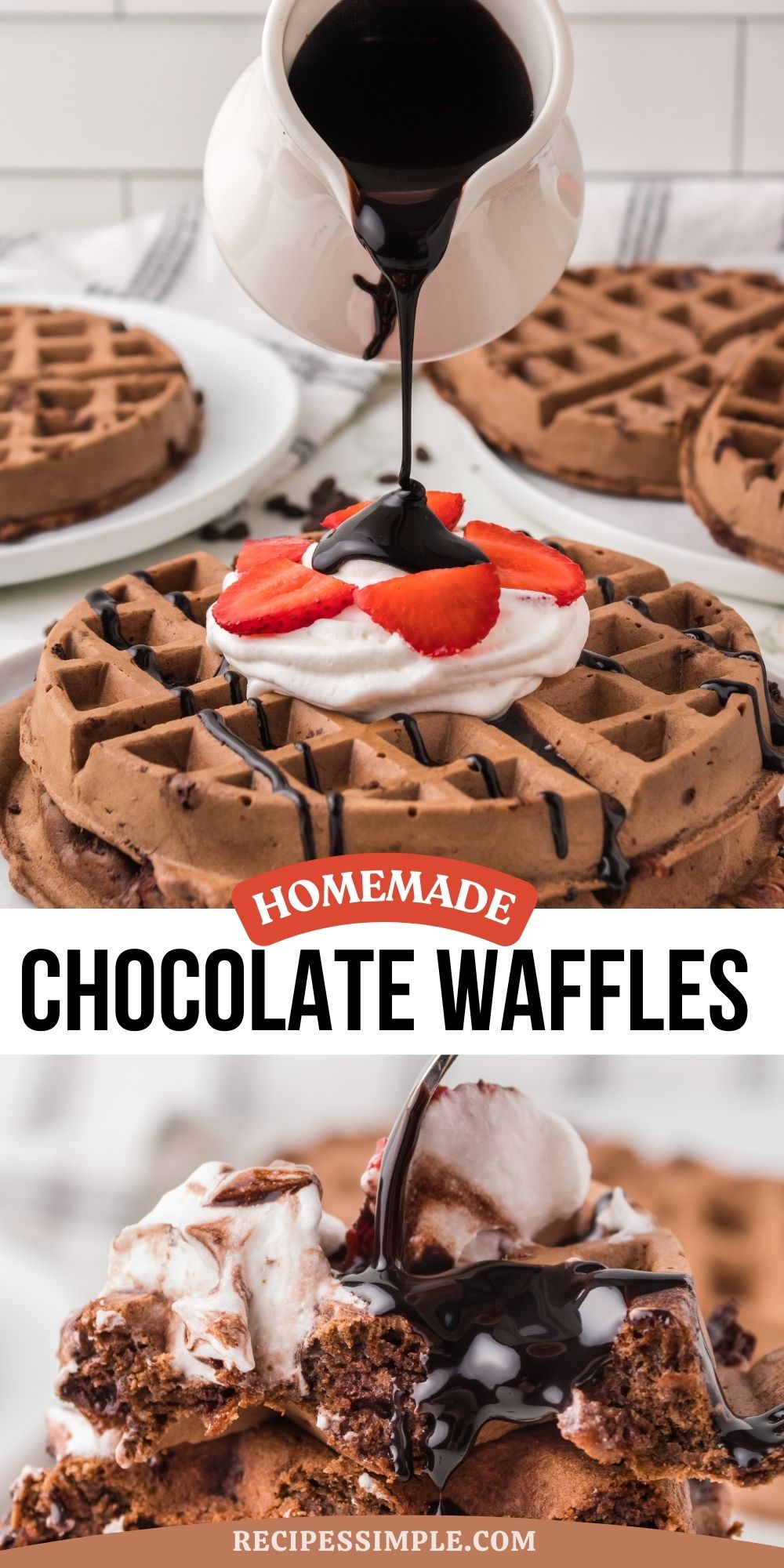 Chocolate Waffles - Recipes Simple