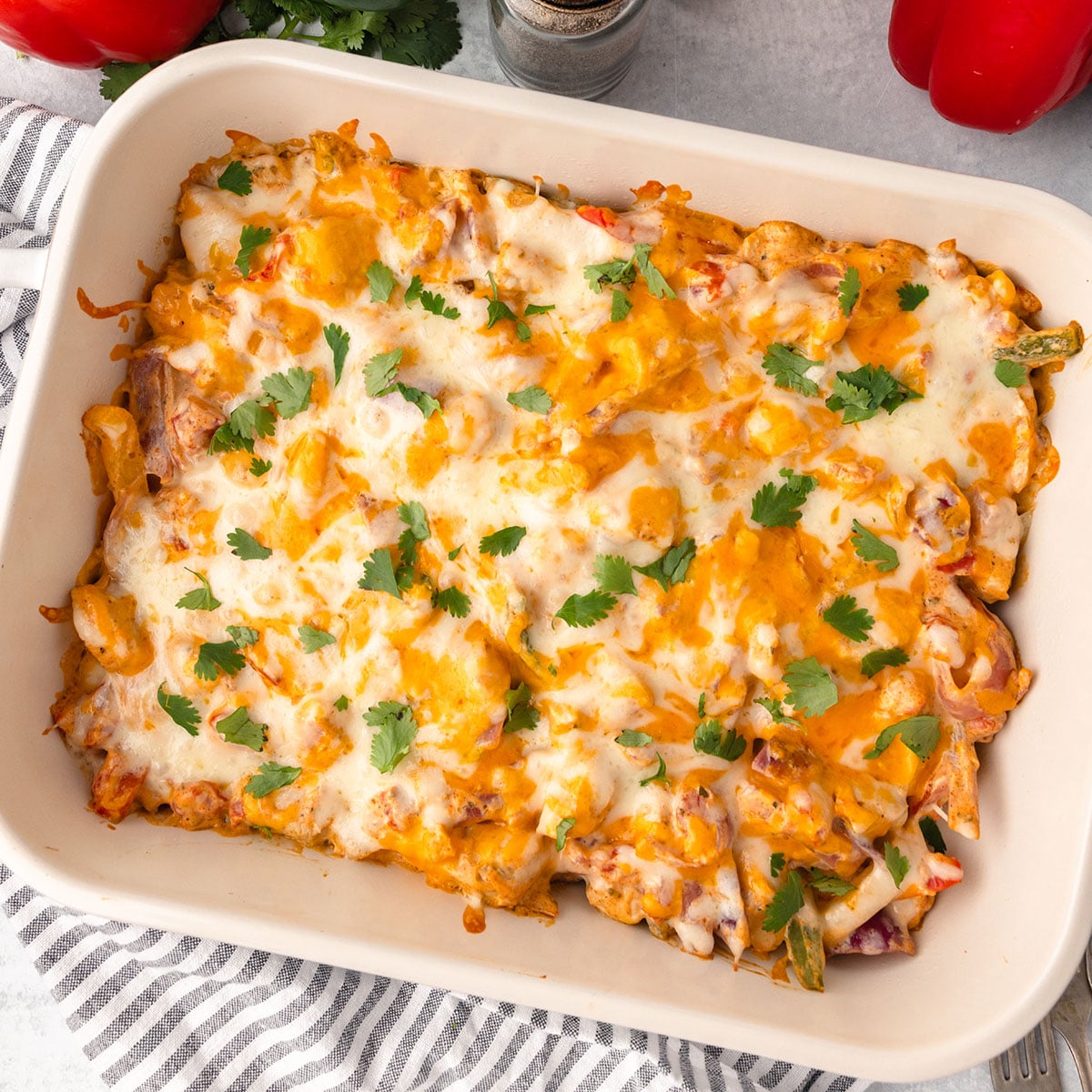 Chicken Fajita Casserole Recipe