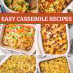Casserole recipes collage