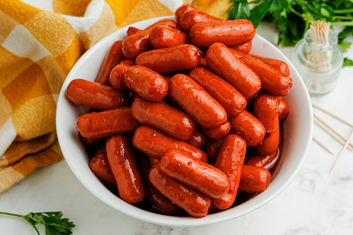 Slow Cooker Honey BBQ Little Smokies